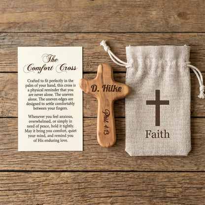 The Handheld Comfort Cross | A Tangible Reminder of Peace & Faith 🕊️✝️