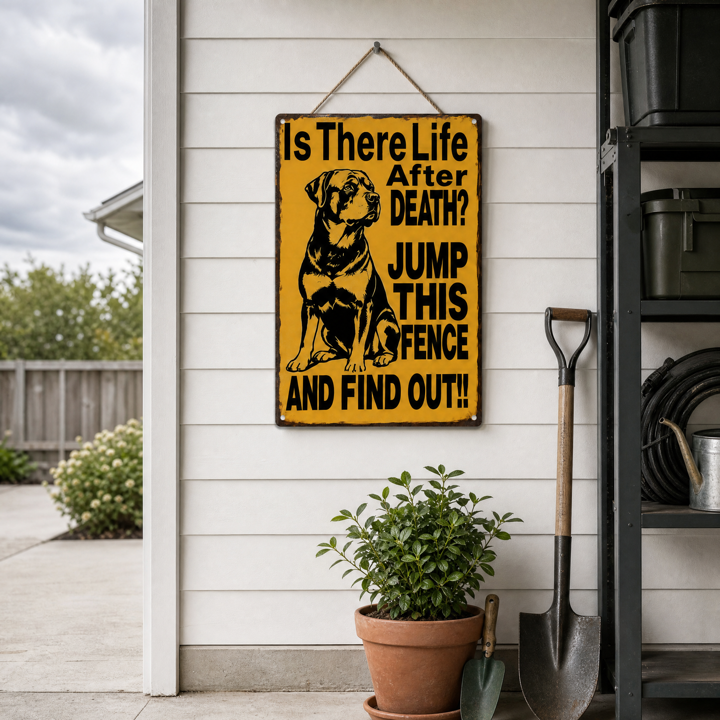 ⏳ Last Day 49% OFF – Funny Dog Metal Sign