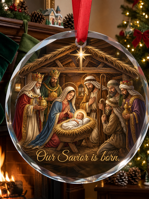 Jesus Nativity Story Christmas Ornament Set – 6 Collectible Pieces That Tell the Story of Christmas