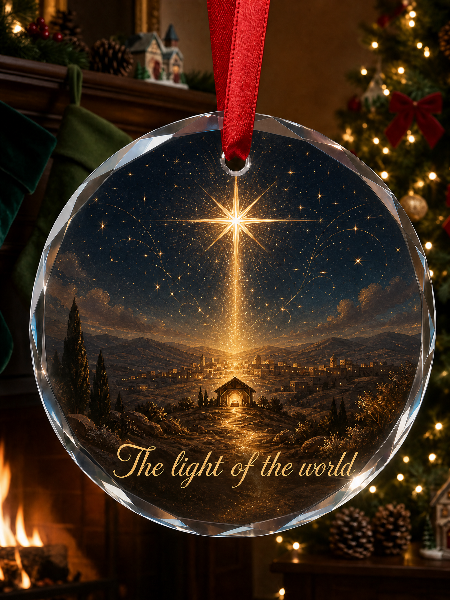 Jesus Nativity Story Christmas Ornament Set – 6 Collectible Pieces That Tell the Story of Christmas