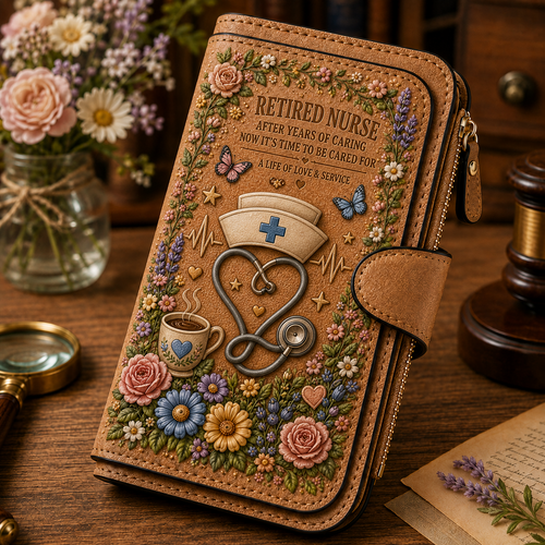 Retired Nurse Wallet – A Tribute to a Lifetime of Caring