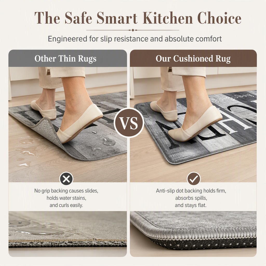 ⏳Time-Limited Special⏰Non‑Slip Velvet Floor Mats – Crystal soft & grip‑secure 🛋️✨