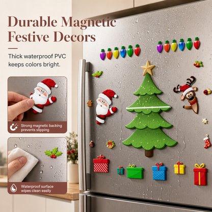 🎄 Christmas Cartoon Magnets