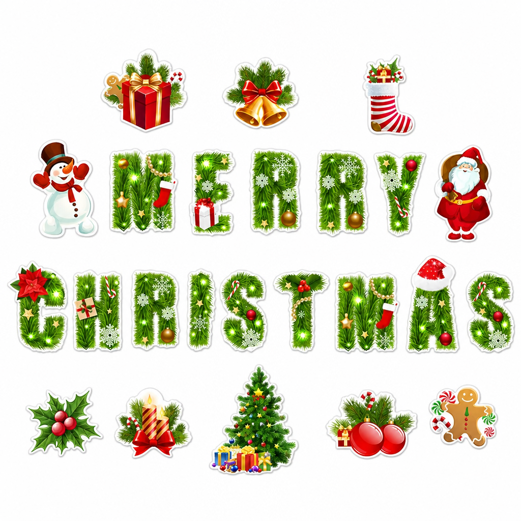 🎄 Christmas Cartoon Magnets