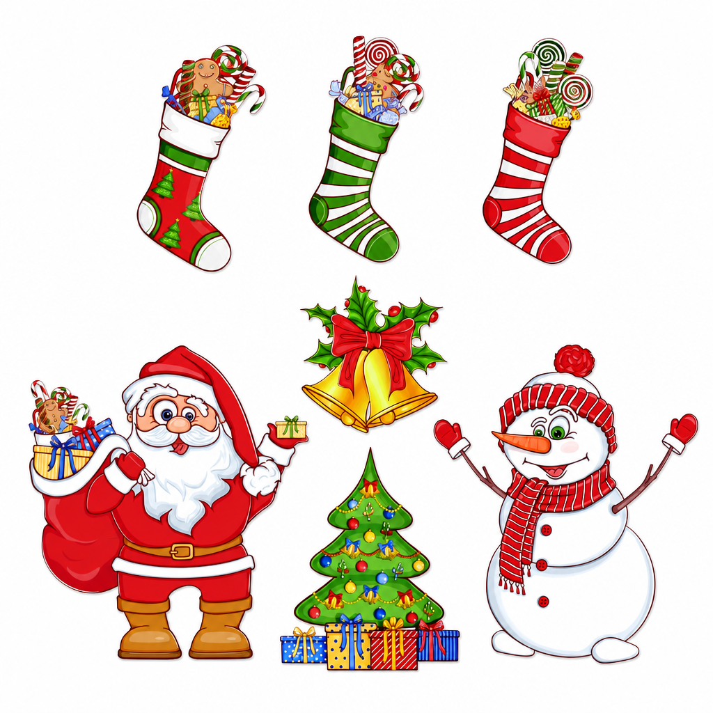 🎄 Christmas Cartoon Magnets