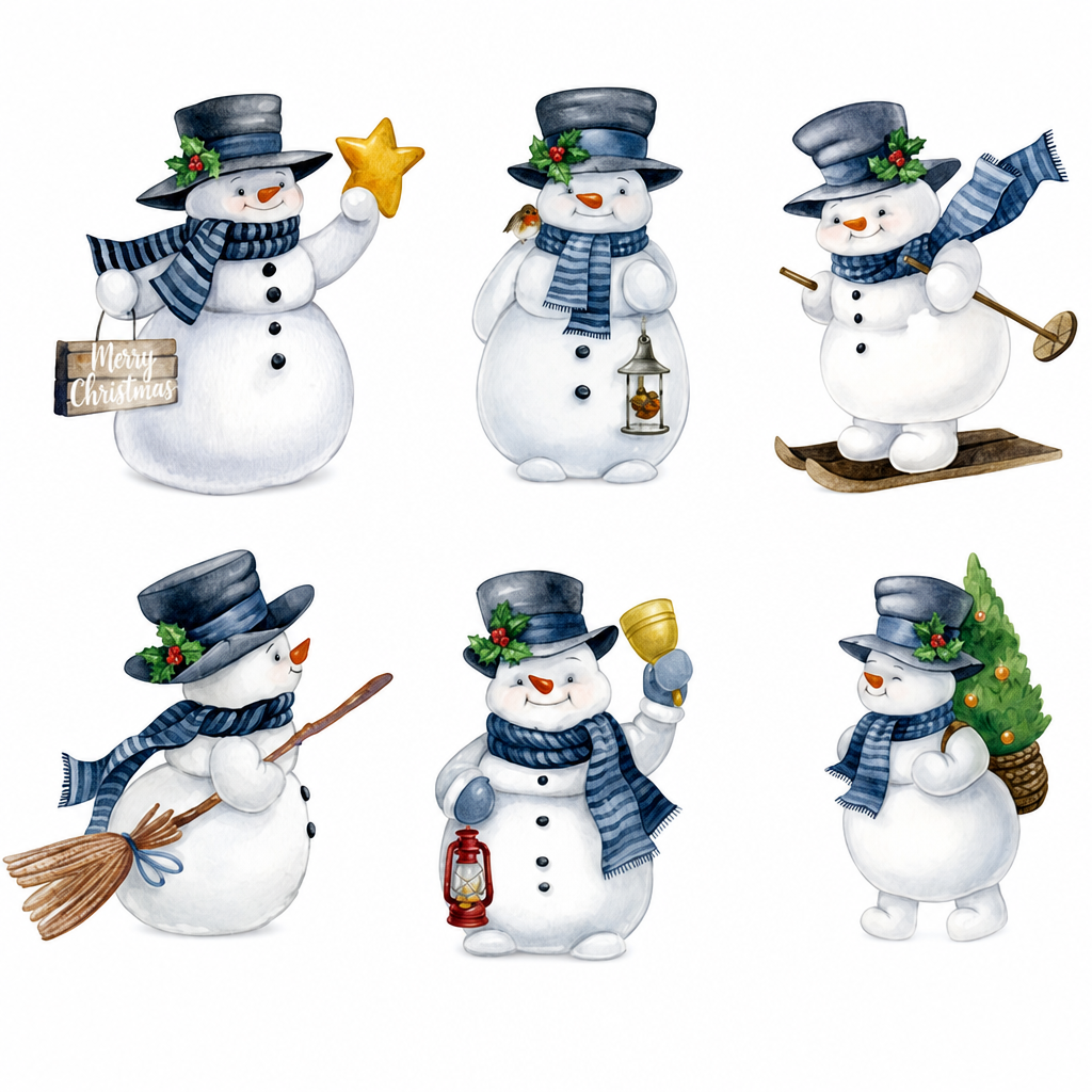 🎄 Christmas Cartoon Magnets
