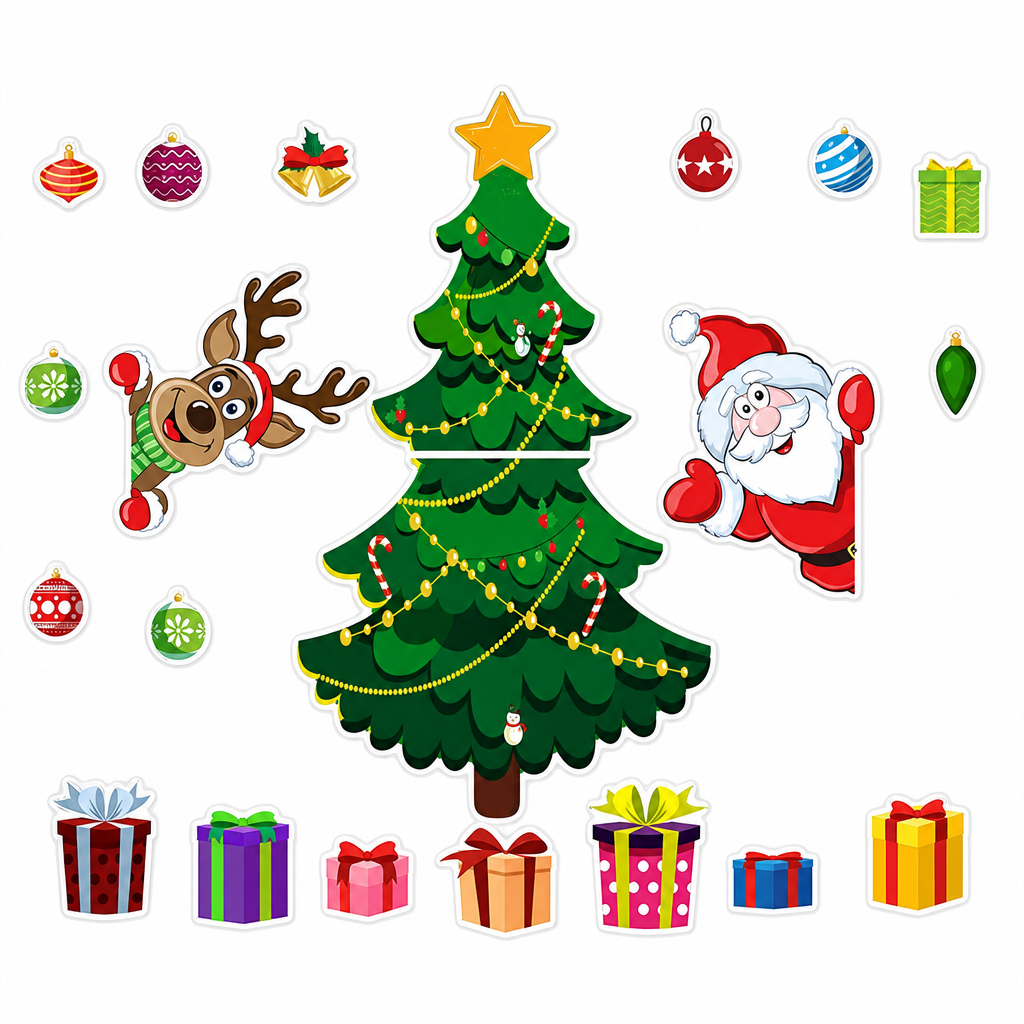 🎄 Christmas Cartoon Magnets