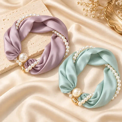 🎁🎄Christmas Sale 60% OFF!💞50K+ SOLD!✨Pearl Scarf Necklace
