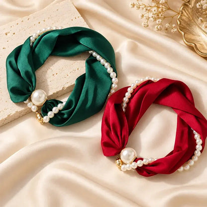 🎁🎄Christmas Sale 60% OFF!💞50K+ SOLD!✨Pearl Scarf Necklace