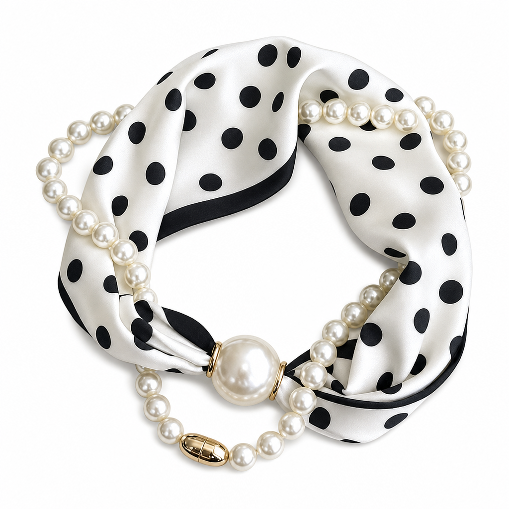 🎁🎄Christmas Sale 60% OFF!💞50K+ SOLD!✨Pearl Scarf Necklace